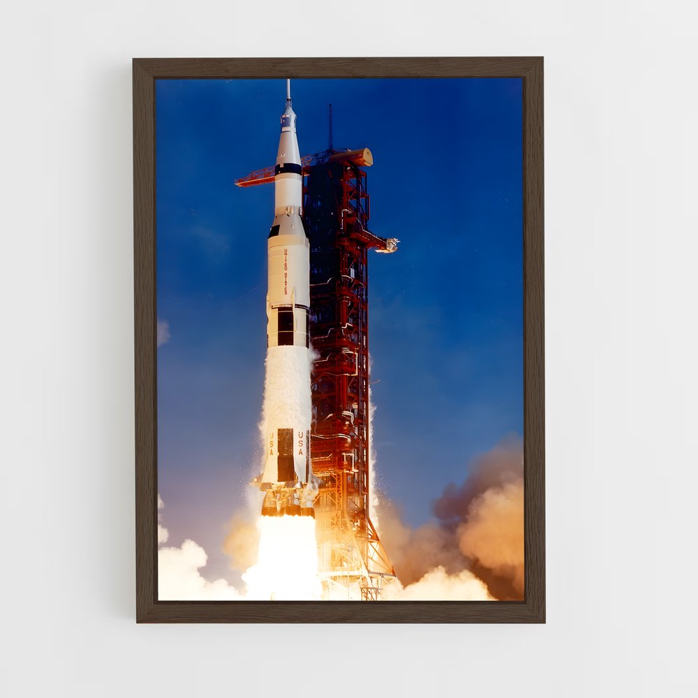 Poster Mission Lunaire – affiche Missions spatiales (vue 5)
